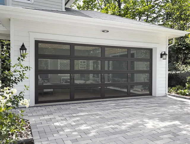 Seal Beach Garage Door Repair design specialist presenting custom garage door options to Seal Beach homeowner